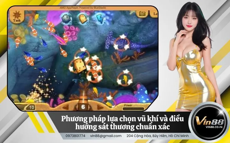 Phương pháp lựa chọn vũ khí và điều hướng sát thương chuẩn xác